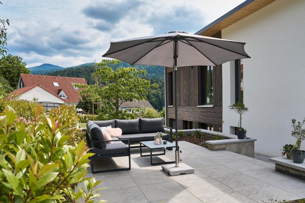 Naturferienwohnung Weitsicht 엘자흐 외부 사진